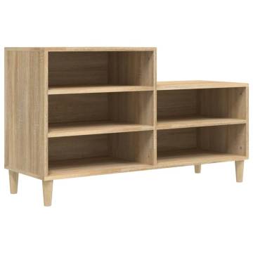 Shoe Cabinet Sonoma Oak - Elegant & Durable Storage Solution