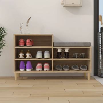 Shoe Cabinet Sonoma Oak - Elegant & Durable Storage Solution