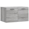 Wall Cabinet Grey Sonoma 60x36.5 cm | Hipo Market