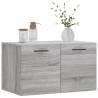 Wall Cabinet Grey Sonoma 60x36.5 cm | Hipo Market