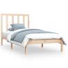 Solid Wood Pine Bed Frame 90x190 cm Single | Hipomarket