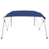 4 Bow Bimini Top Blue 243x210x137 cm | HipoMarket