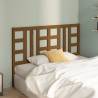 Stylish Honey Brown Pine Bed Headboard - 166x4x100 cm