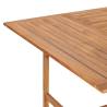 Garden Table 150x150 cm - Solid Teak Wood for Indoor & Outdoor Use