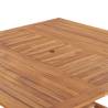 Garden Table 150x150 cm - Solid Teak Wood for Indoor & Outdoor Use