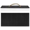 Bamboo Storage Boxes - 4 Piece Set in Black | HipoMarket