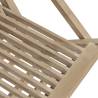 Folding Garden Chairs 2 pcs Grey - Solid Teak Wood