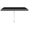 Freestanding Manual Retractable Awning 400x350 cm - Anthracite