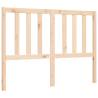 Solid Wood Small Double Bed Frame with Headboard | Hipomarket