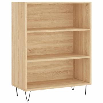 Stylish Highboard Sonoma Oak - 69.5x32.5x180 cm