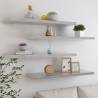 Floating Wall Shelves 4 pcs Concrete Grey 90x23.5x3.8 cm MDF Colour concrete grey Size 90 x 23.5 x 3.8 cm Quantity in Package 4 Number of Pieces 1 