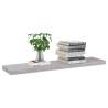 Floating Wall Shelves - 4 pcs Concrete Grey | Hipomarket