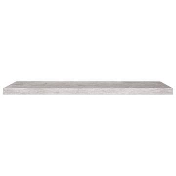 Floating Wall Shelves - 4 pcs Concrete Grey | Hipomarket