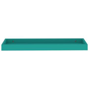 Loggia Wall Shelves Set - Blue MDF Shelves for Home Decor