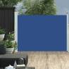 Patio Retractable Side Awning 117x500 cm Blue Colour blue Size 117 x 500 cm Quantity in Package 1 