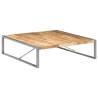 Coffee Table 140x140x40 cm Rough Mango Wood Colour grey Size 140 x 140 x 40 cm Quantity in Package 1 Material rough mango wood 