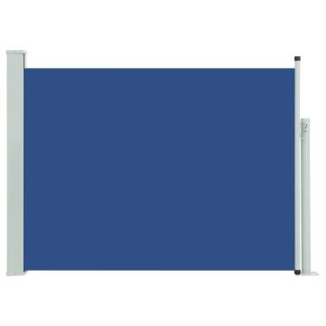 Patio Retractable Side Awning 117x500 cm - Blue