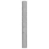 Garden Fence Posts 10 pcs Silver 180 cm Galvanised Steel