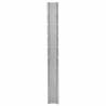 Garden Fence Posts 10 pcs Silver 180 cm Galvanised Steel