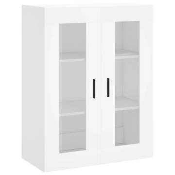 Stylish Highboard White 69.5x34x180 cm - Elegant Storage Solution