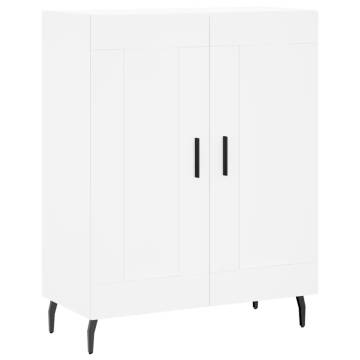 Stylish Highboard White 69.5x34x180 cm - Elegant Storage Solution