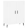 Stylish Highboard White 69.5x34x180 cm - Elegant Storage Solution