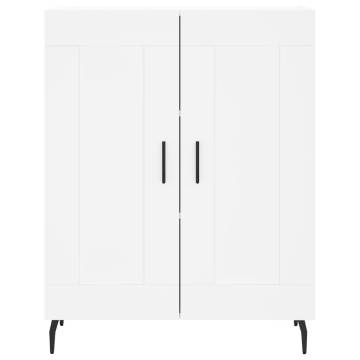 Stylish Highboard White 69.5x34x180 cm - Elegant Storage Solution