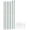 Wire Mesh Fence with Spike Anchors - Green 2x10m | HipoMarket