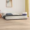 Bed Frame Grey 200x200 cm Solid Wood Pine Colour grey Size 200 x 200 cm 