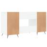 High Gloss White Desk 140x50 cm - Elegant & Practical