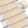 Carpet Stair Treads 15 pcs Cream 65x21x4 cm Colour cream Size 65 x 21 x 4 cm Quantity in Package 15 