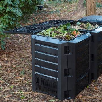 Nature Compost Bin Black 1200L | Quick & Easy Composting