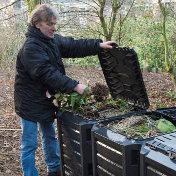 Nature Compost Bin Black 1200L | Quick & Easy Composting