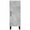 Stylish Highboard Concrete Grey - 34.5x34x180 cm | HipoMarket