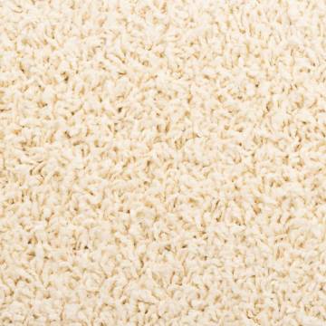 Carpet Stair Treads - 15 pcs Cream | 65x21x4 cm | Hipomarket