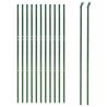 Green Wire Mesh Fence 2x25m | Galvanised Steel - HipoMarket