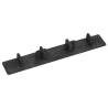 Decking End Caps - 10 pcs Black Plastic | Hipo Market