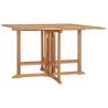 Folding Garden Dining Table 120x120 cm | Solid Teak Wood