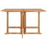 Folding Garden Dining Table 120x120 cm | Solid Teak Wood