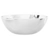 Chic Ceramic Silver Wash Basin - 28x10 cm for Your Bathroom