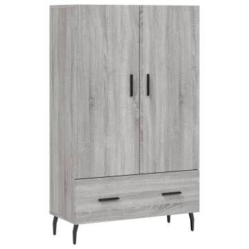 Highboard Grey Sonoma - Modern Storage Solution | Hipomarket