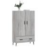 Highboard Grey Sonoma - Modern Storage Solution | Hipomarket