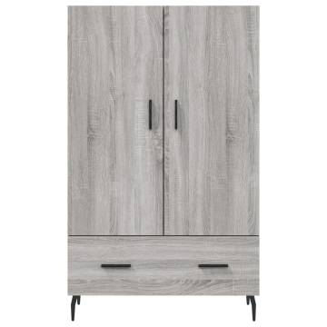 Highboard Grey Sonoma - Modern Storage Solution | Hipomarket