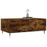 Stylish Smoked Oak Coffee Table | 90x50 cm | Hipomarket UK