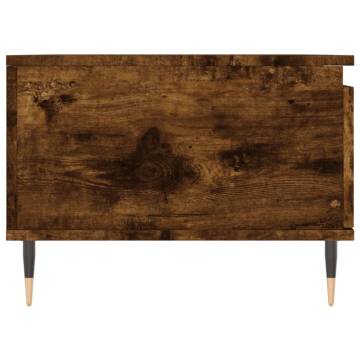 Stylish Smoked Oak Coffee Table | 90x50 cm | Hipomarket UK