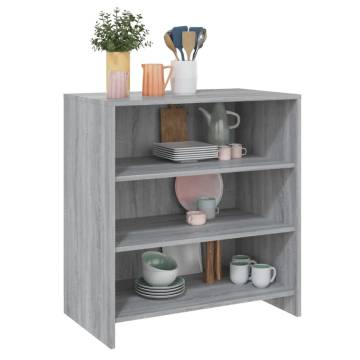 Grey Sonoma Sideboard 70x40.5 cm | Durable & Stylish Storage