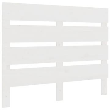 Stylish White Headboard 75x3x80 cm Solid Pine | HipoMarket