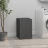 Laundry Box Grey 44x44x66 cm - Solid Wood Pine | HipoMarket