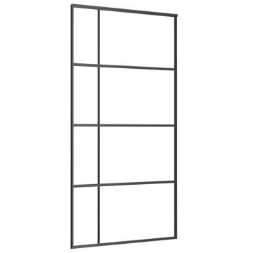 Sliding Door ESG Glass & Aluminium 102.5x205 cm - Black