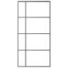 Sliding Door ESG Glass & Aluminium 102.5x205 cm - Black